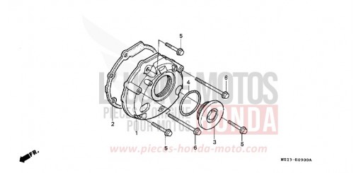 LEFT CRANKCASE COVER CBR1000FL de 1990